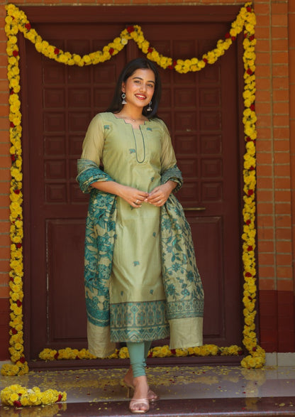 Caldris Brisa Top & Dupatta Set