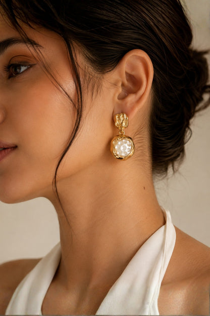 Statement Disc Earrings