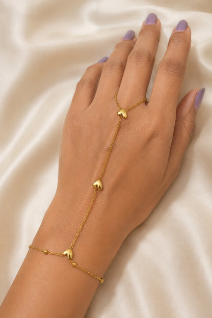 Tiny Heart Trail Handchain