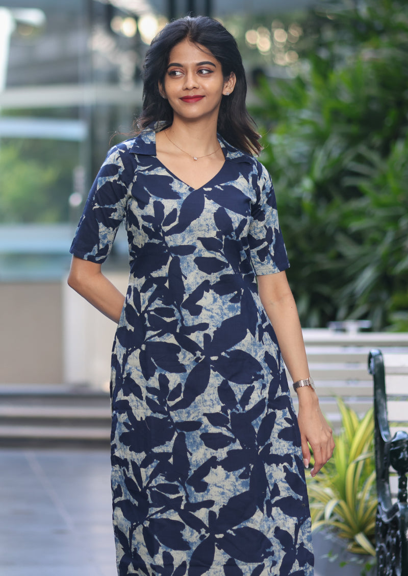 Indigo Veins Top & Pant Set