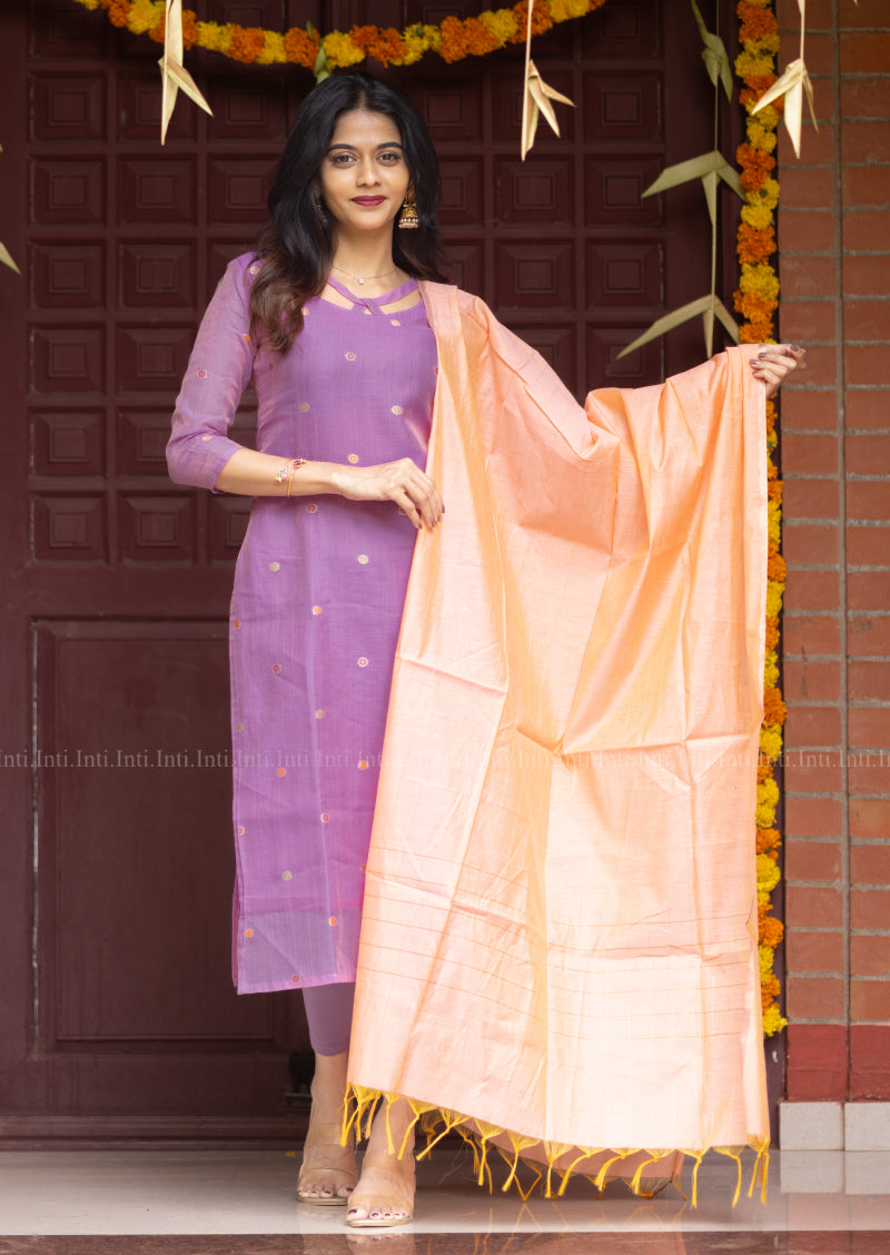 Iris Swril Top & Dupatta Set