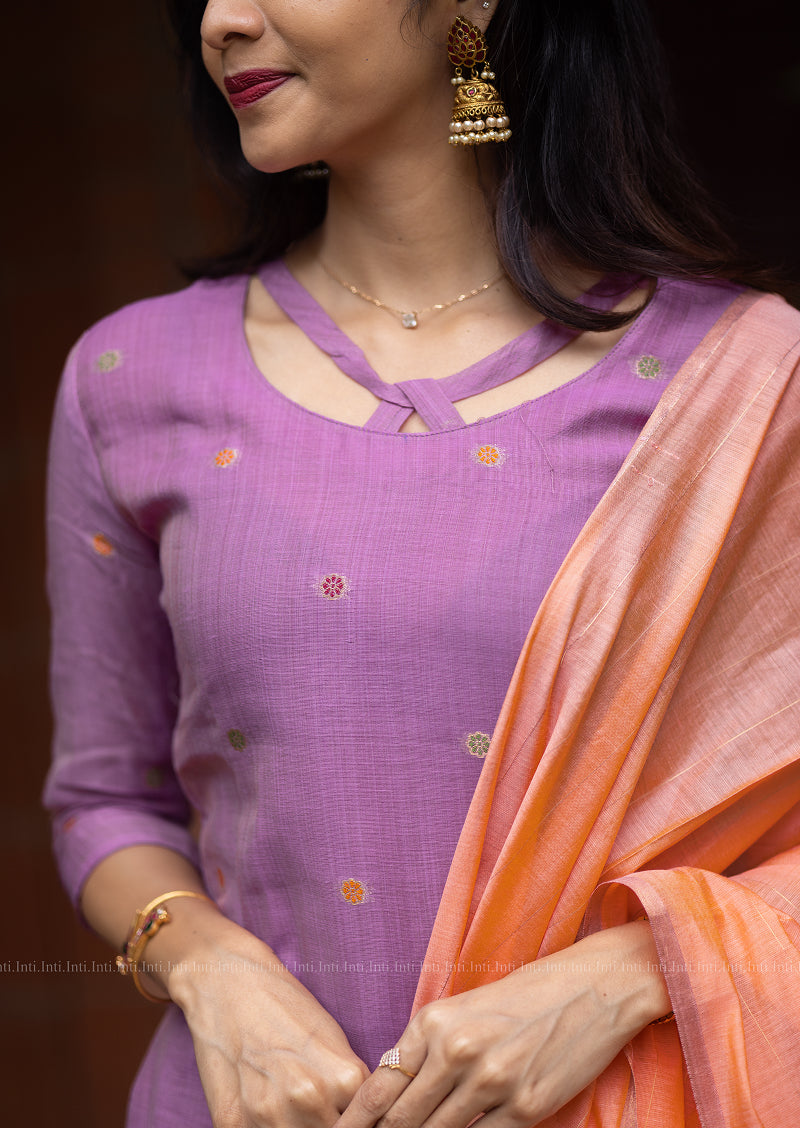 Iris Swril Top & Dupatta Set