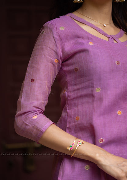 Iris Swril Top & Dupatta Set