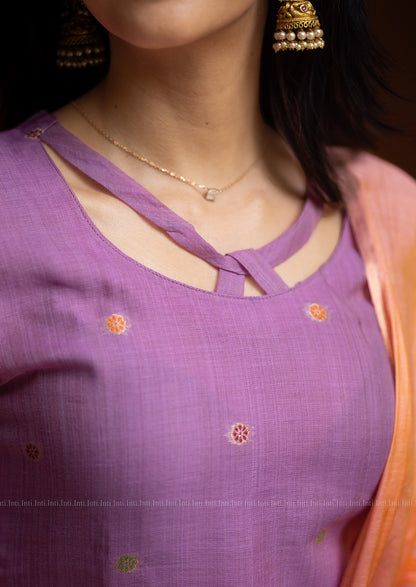 Iris Swril Top & Dupatta Set