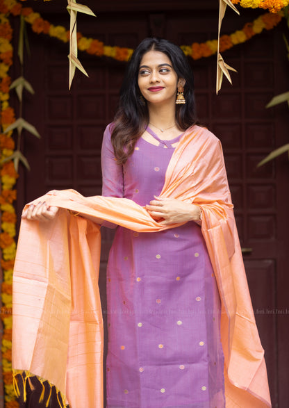 Iris Swril Top & Dupatta Set