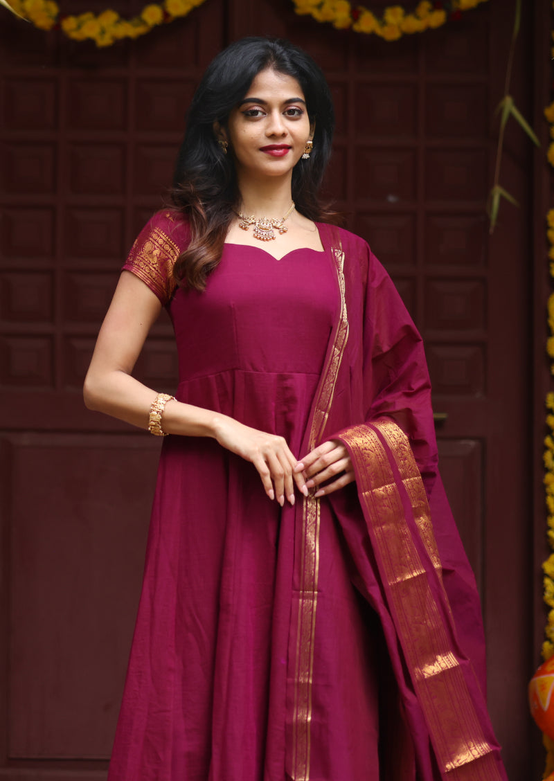 Ishani Wine Anarkali