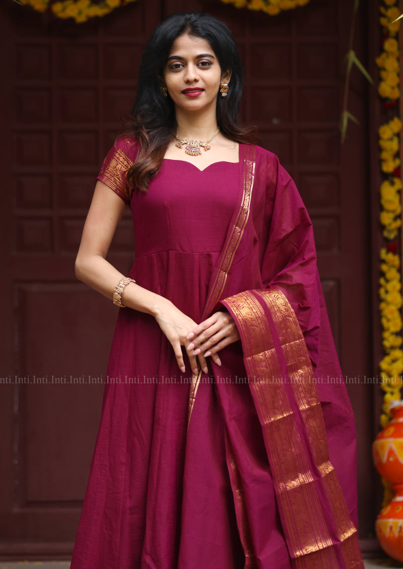 Ishani Wine Anarkali