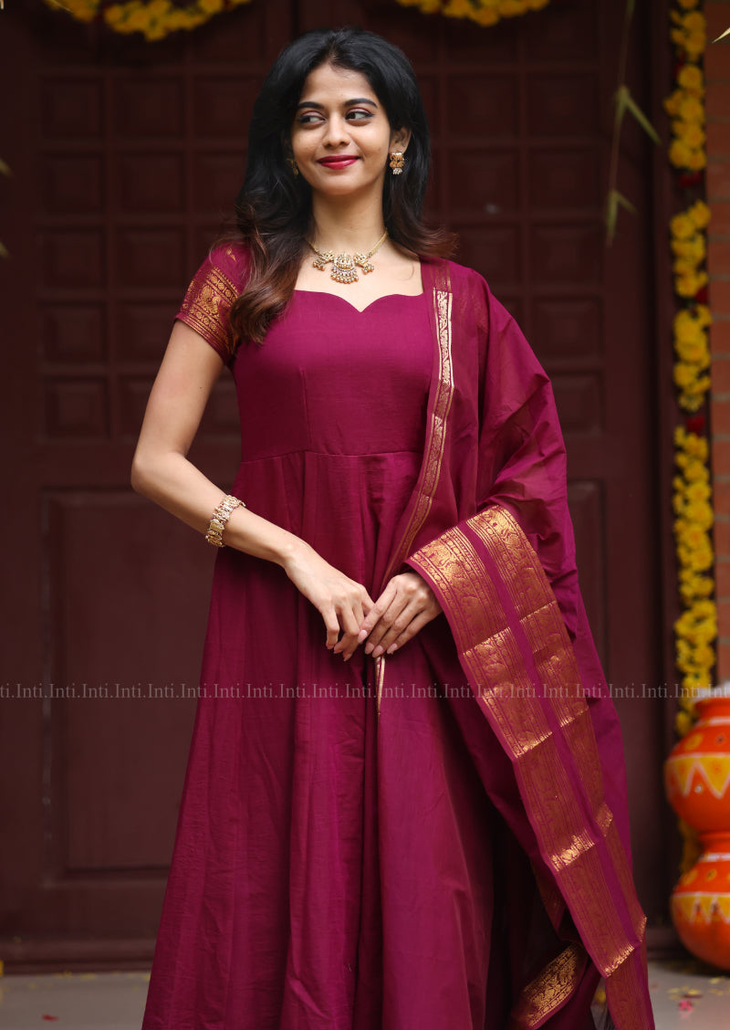 Ishani Wine Anarkali