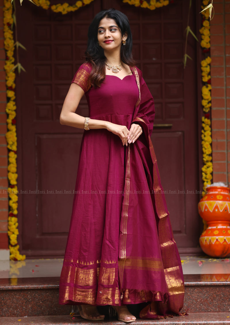 Ishani Wine Anarkali