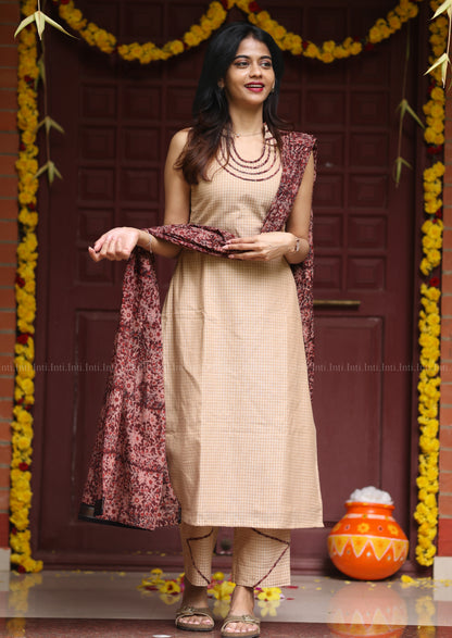 Ivory Dune Salwar Suit