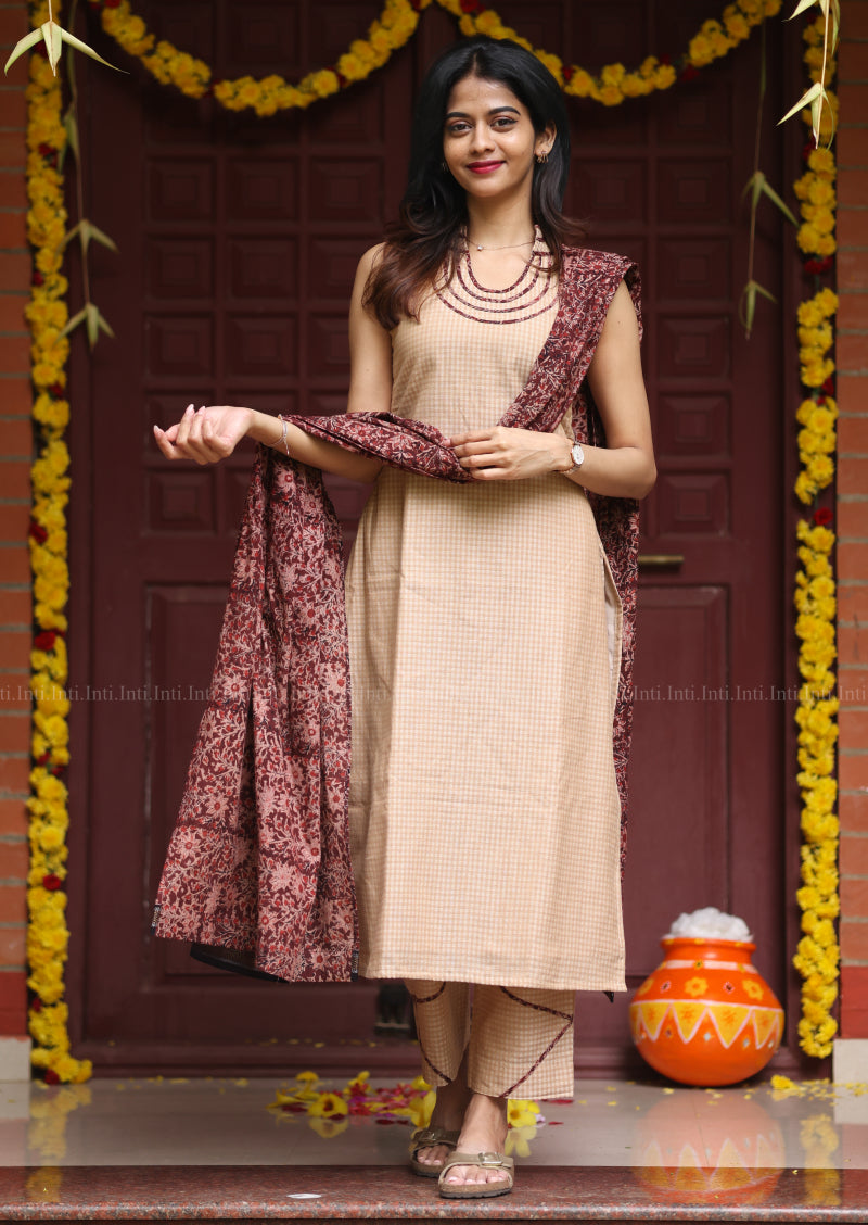 Ivory Dune Salwar Suit