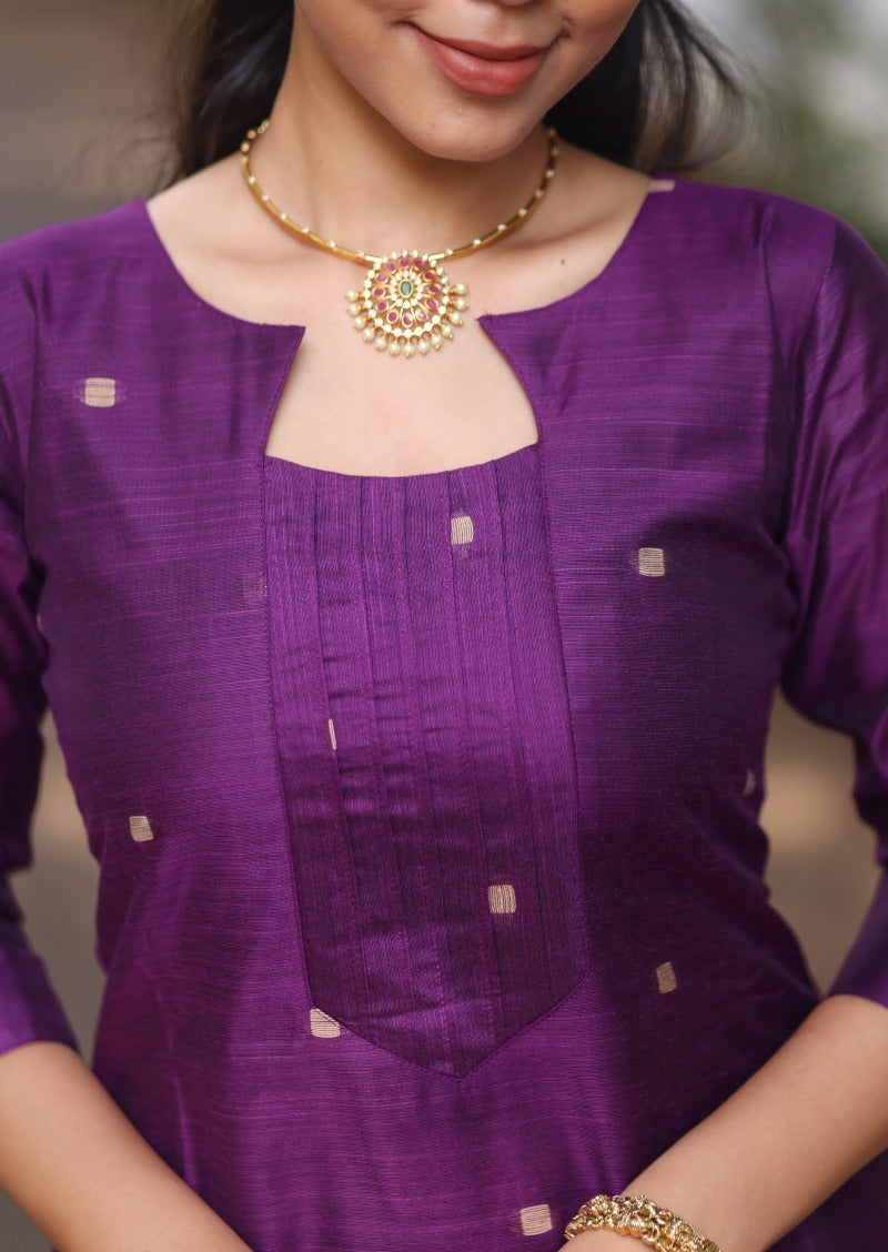 Kena Wine Salwar Suit