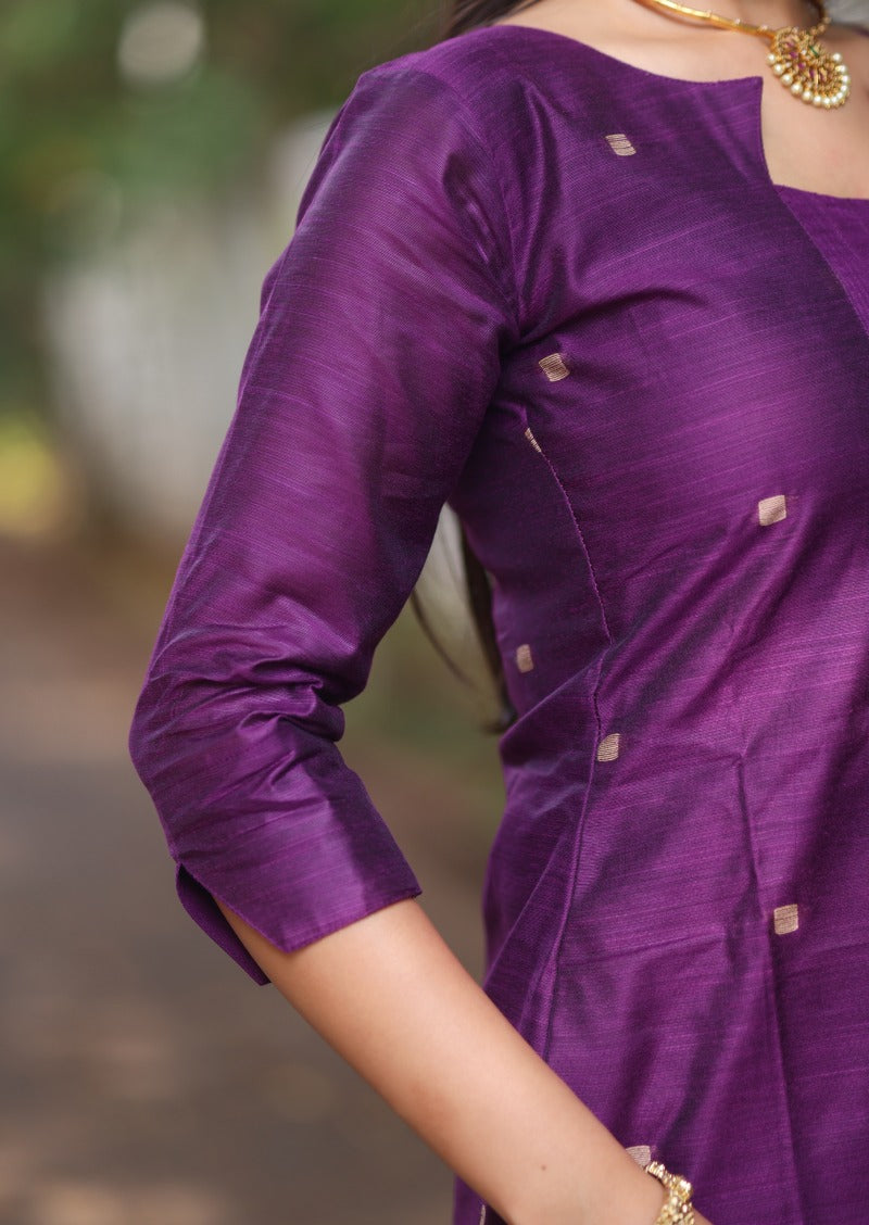 Kena Wine Salwar Suit