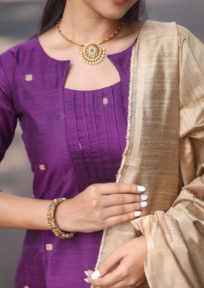 Kena Wine Salwar Suit