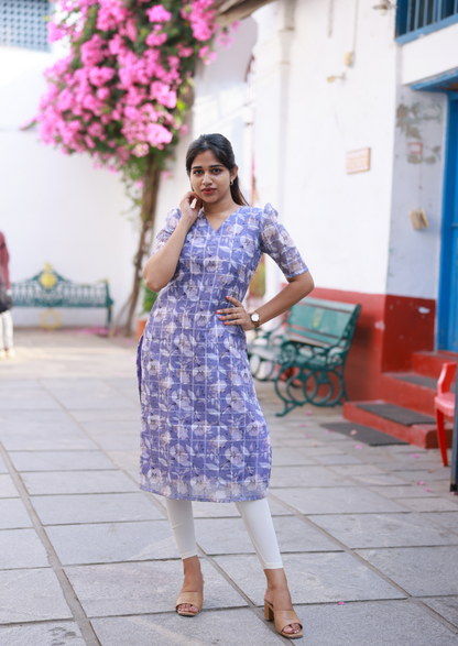 Lavender Love Kurti