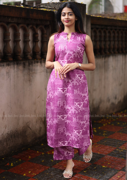 Plum Luxe Top & Pant Set
