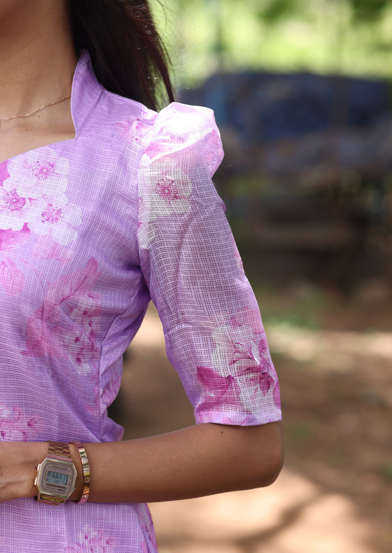 Lilac Wonder  Kurti