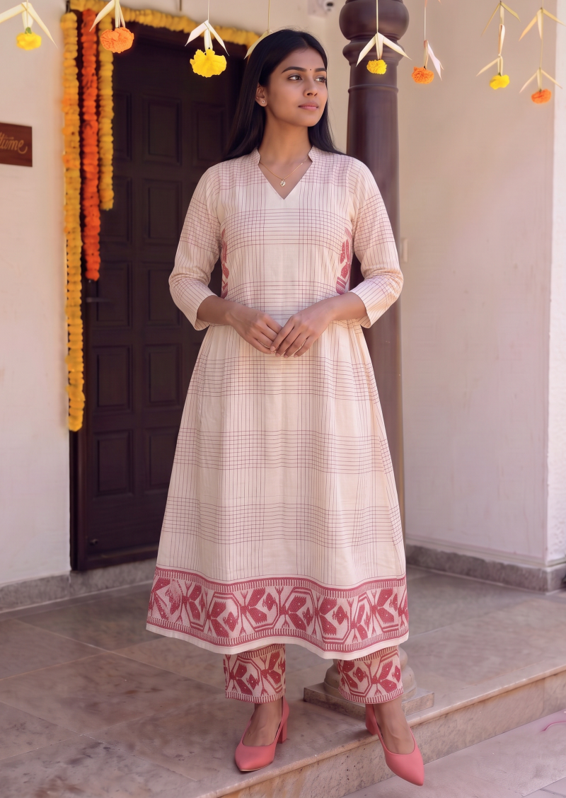 Linen Rouge Top & Pant Set
