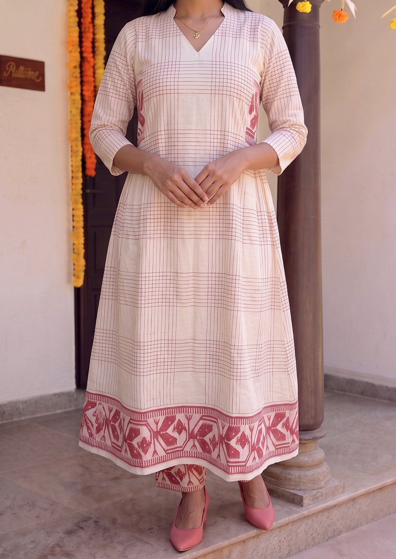 Linen Rouge Top & Pant Set