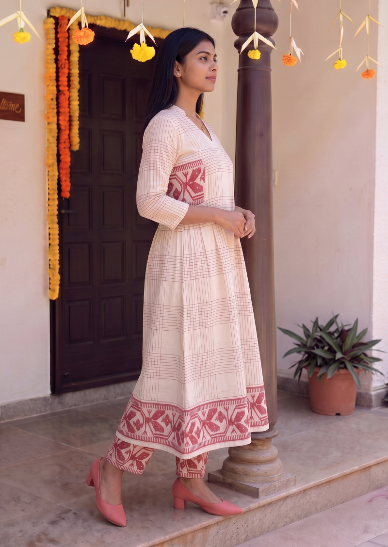 Linen Rouge Top & Pant Set