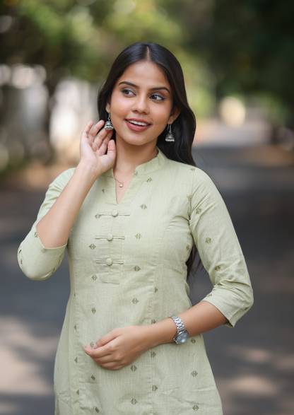 Liora Sage Top & Pant Set