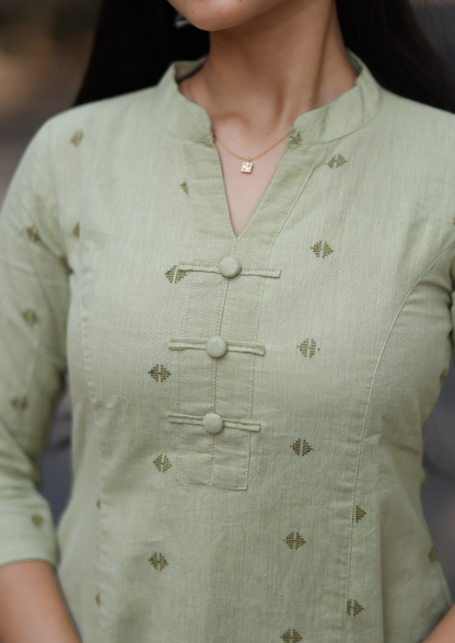 Liora Sage Top & Pant Set