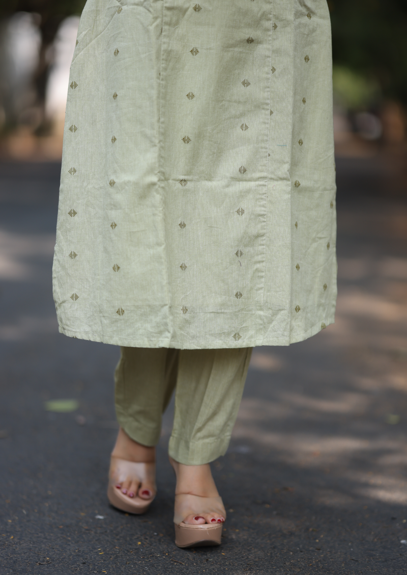 Liora Sage Top & Pant Set