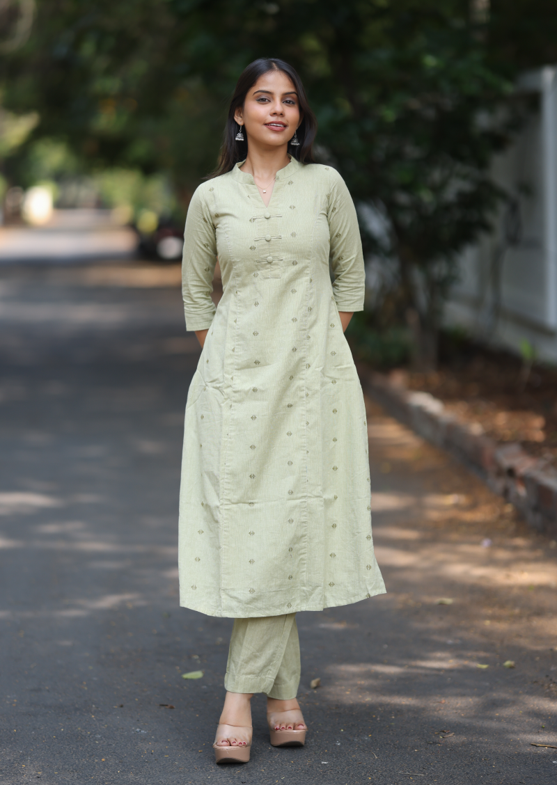 Liora Sage Top & Pant Set