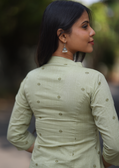 Liora Sage Top & Pant Set