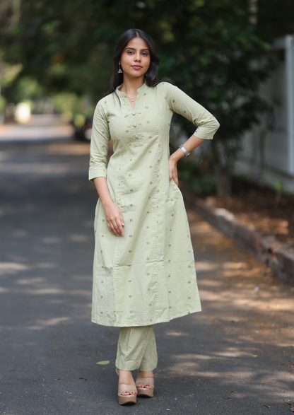 Liora Sage Top & Pant Set