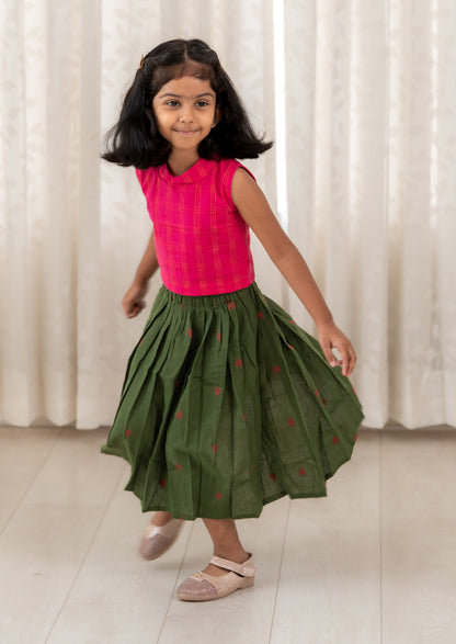 Gulab Twril Top and Skirt