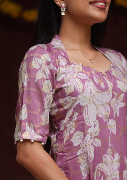 Loom of Lotus Kurti