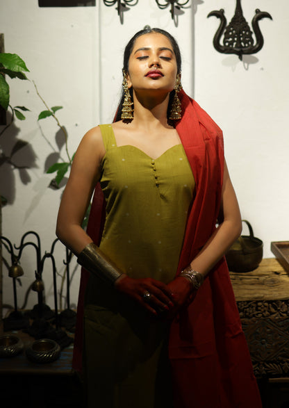 Maize Flame Salwar Suit