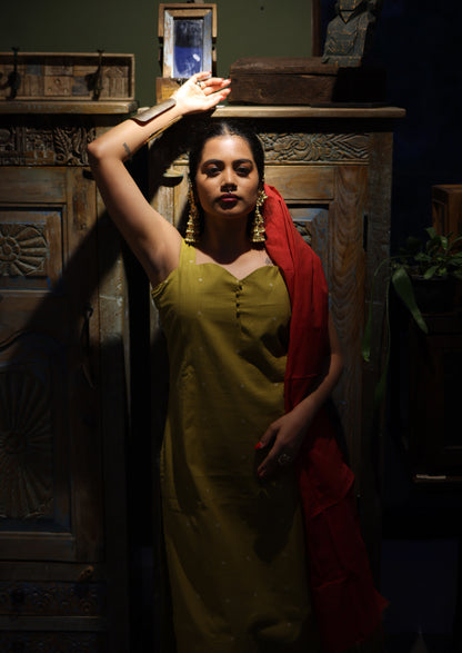 Maize Flame Salwar Suit