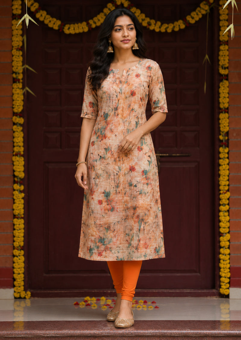 Maple Bloom Kurti