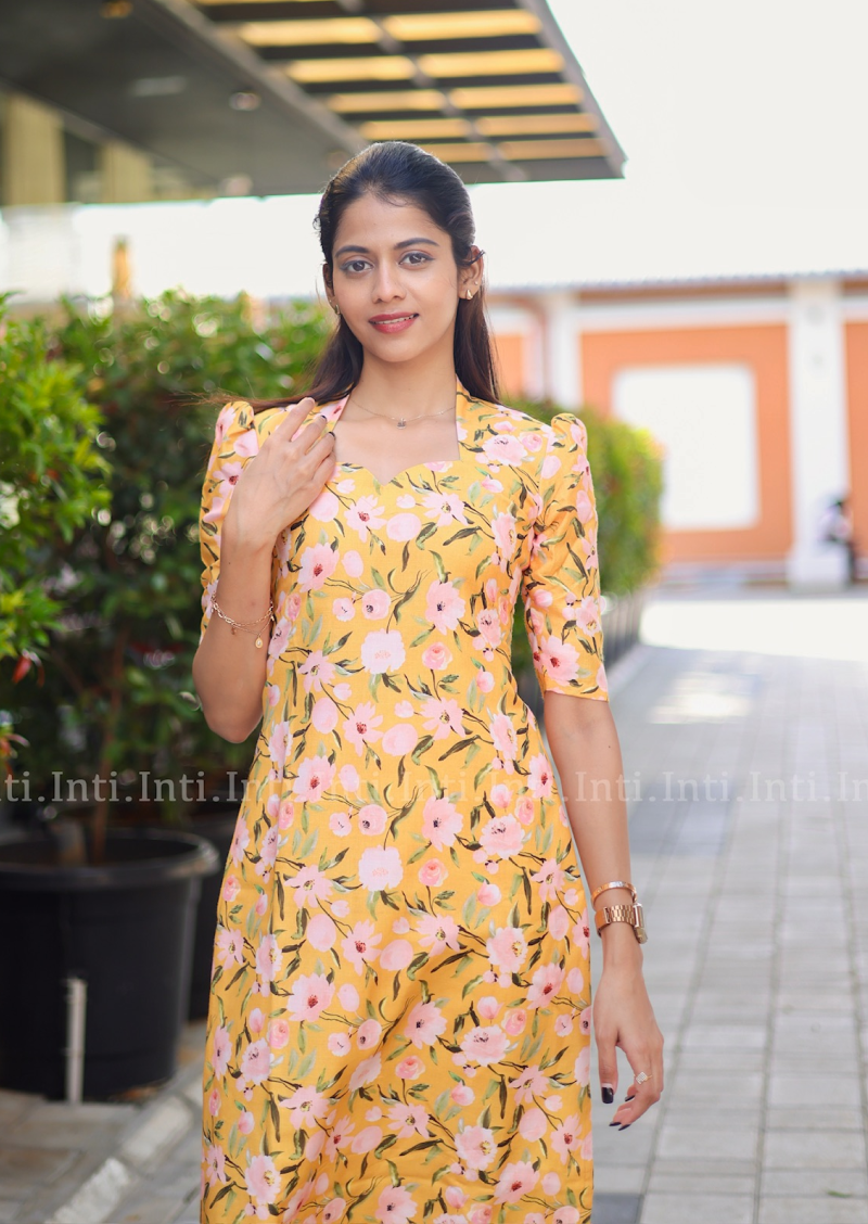 Marigold Magic Kurti