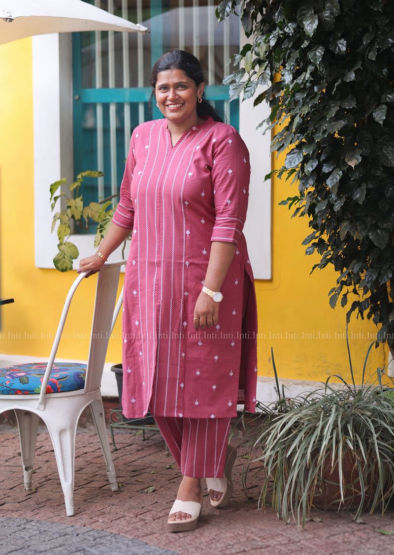 Mauve Mirage Top & Pant Set