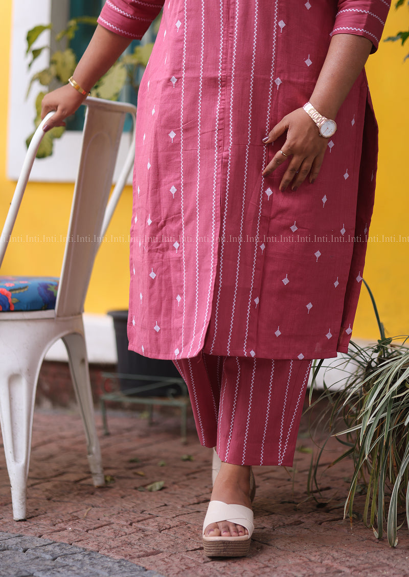 Mauve Mirage Top & Pant Set