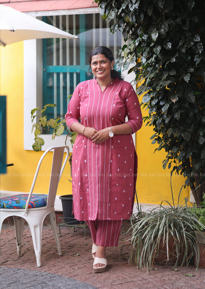 Mauve Mirage Top & Pant Set