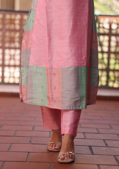 Mauve Grace A-line Top & Pant Set