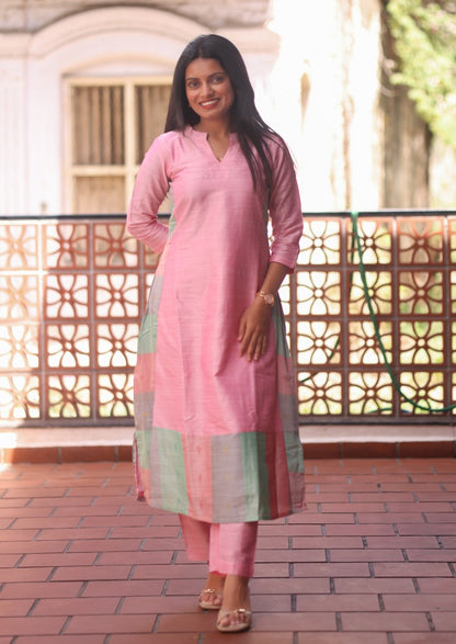 Mauve Grace A-line Top & Pant Set