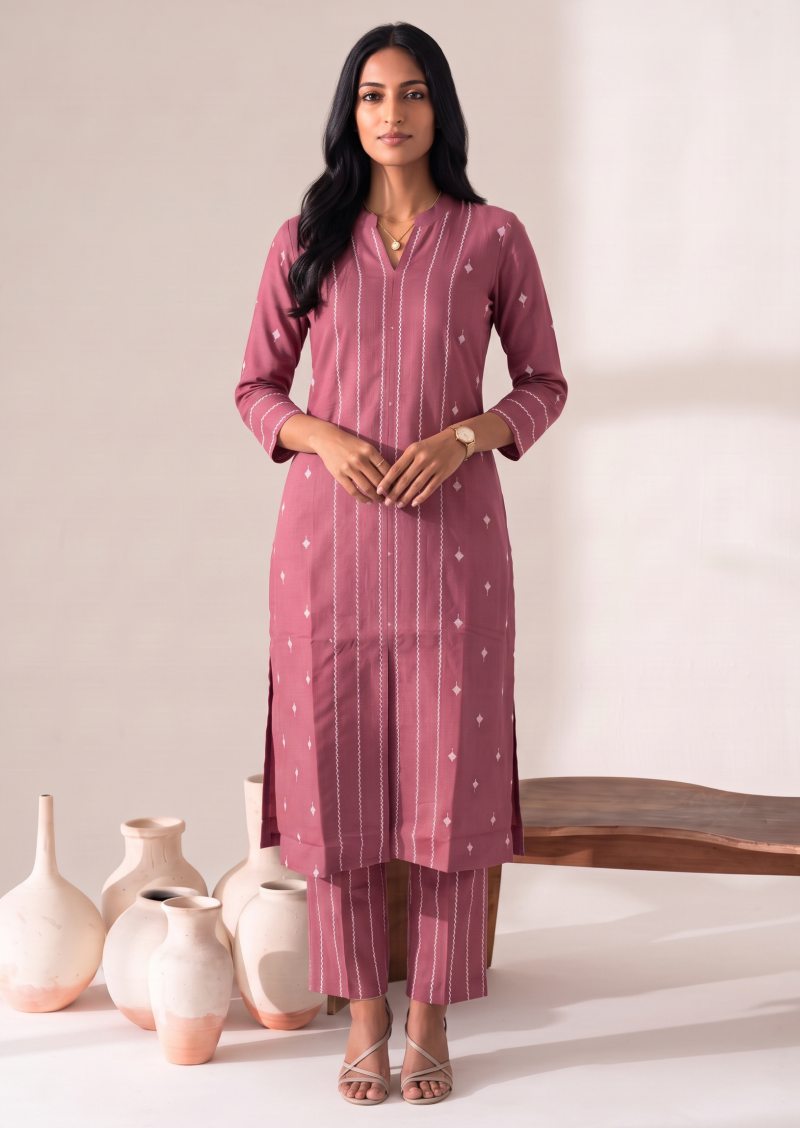 Mauve Mirage Top & Pant Set