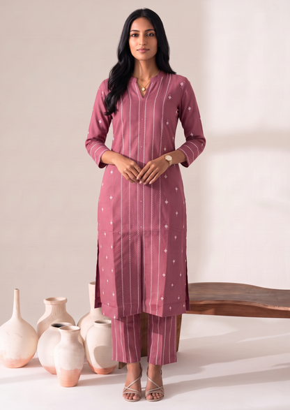 Mauve Mirage Top & Pant Set