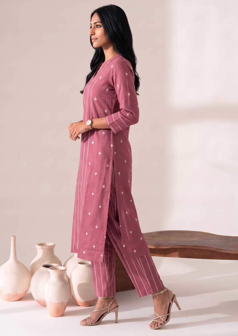 Mauve Mirage Top & Pant Set