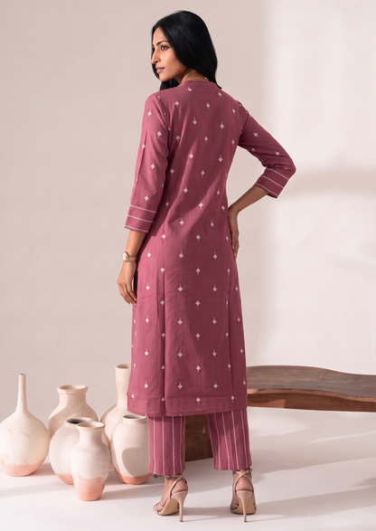 Mauve Mirage Top & Pant Set