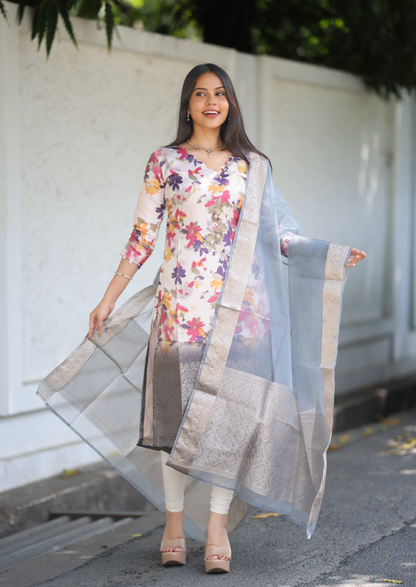Mavren Zena Top & Dupatta set