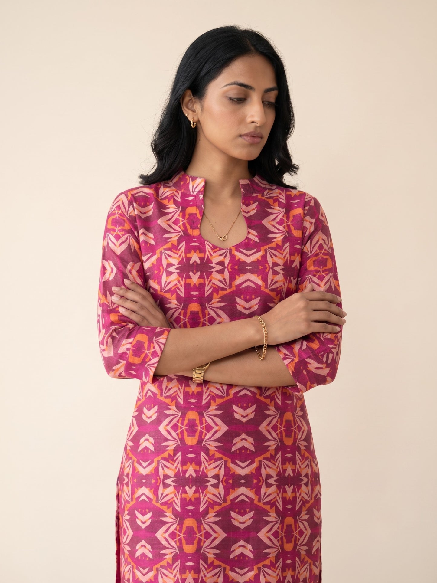 Amaranth Echo Kurti