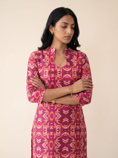 Amaranth Echo Kurti