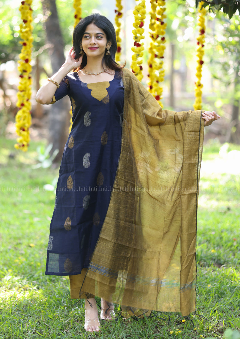 Midnight Gold Salwar Suit