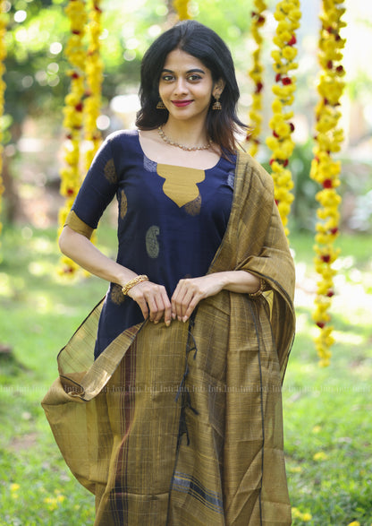 Midnight Gold Salwar Suit